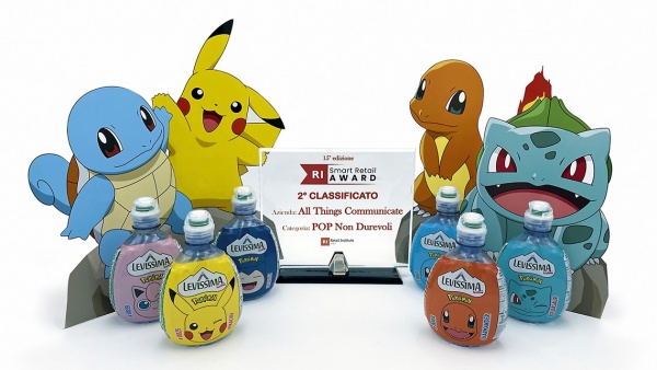 The Smart Retail award won by ATC in category Non-durable POP materials for the Issima Pokémon project