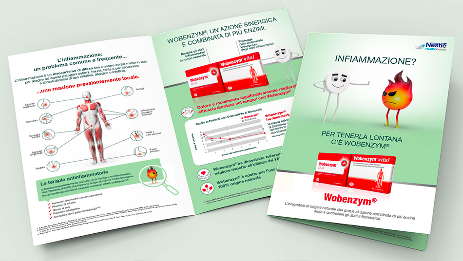 Wobenzym anti-inflammatory pharmacy leaflet