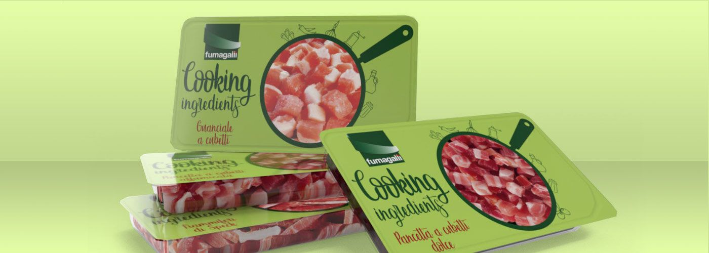 Pack design for Fumagalli salumi cold cuts new product range