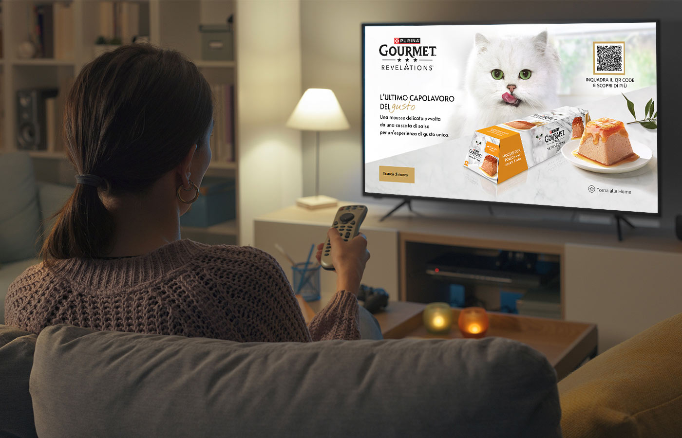 Example of a banner created by ATC for the Gourmet Revelations campaign on Fire TV