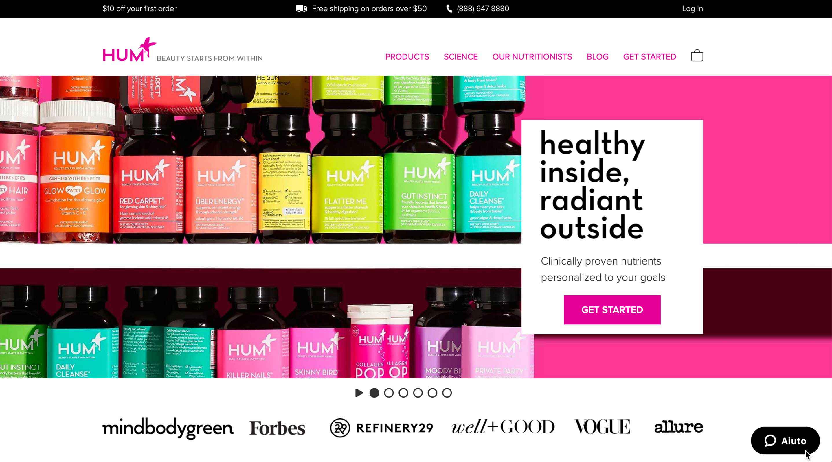 Bright colors and captivating names: the winning formula of Hum Nutrition