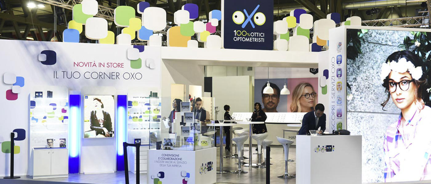 Booth and creativity OXo group at MIDO international event on eyewear