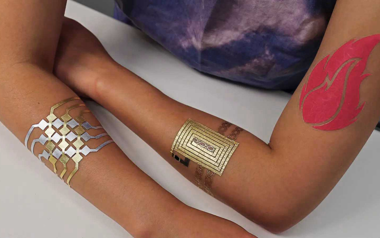Smart tattoos technology on your skin