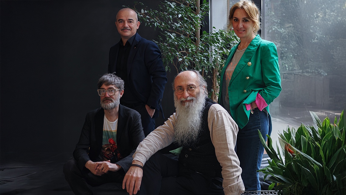 Photo Renzo, Donatello, Alice, and Mirco