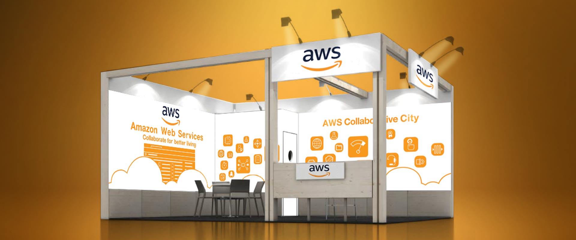 AWS stand public sector event