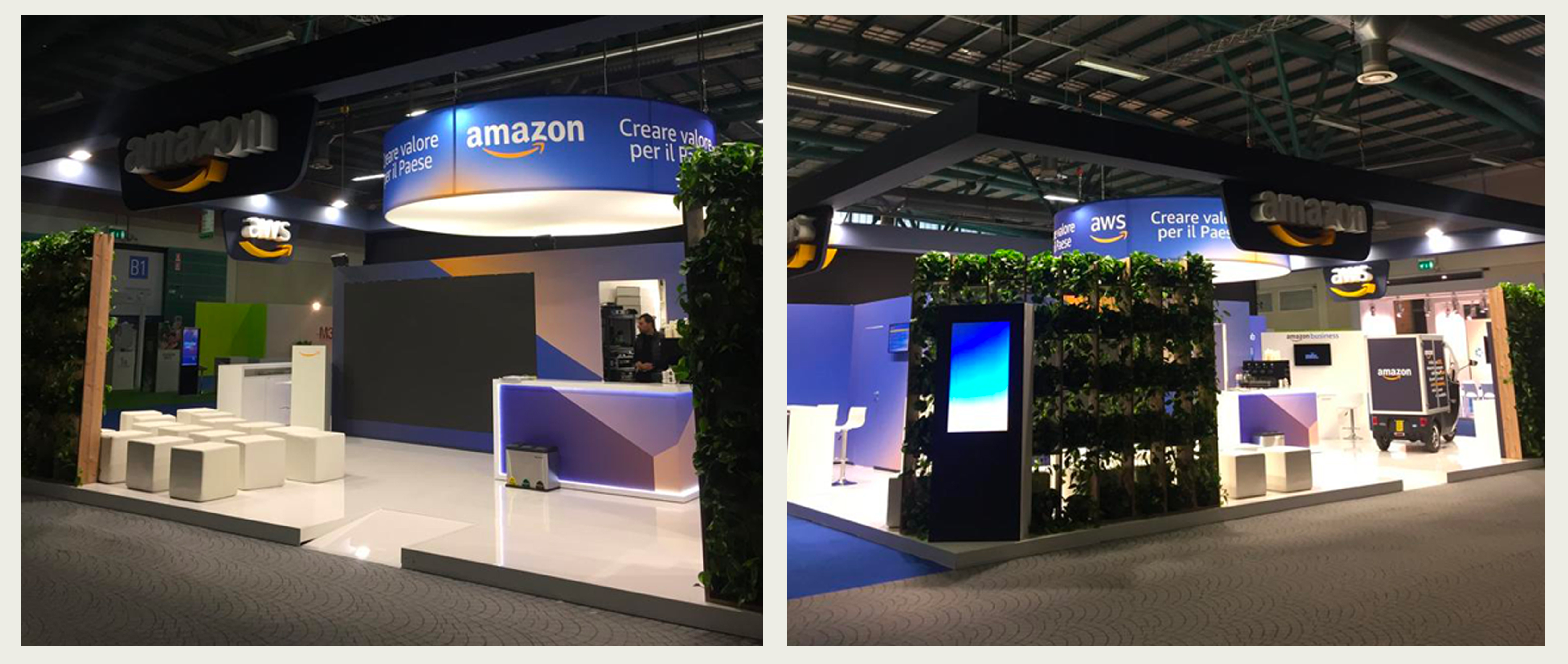 The Amazon & AWS stand created by ATC for ANCI 2022