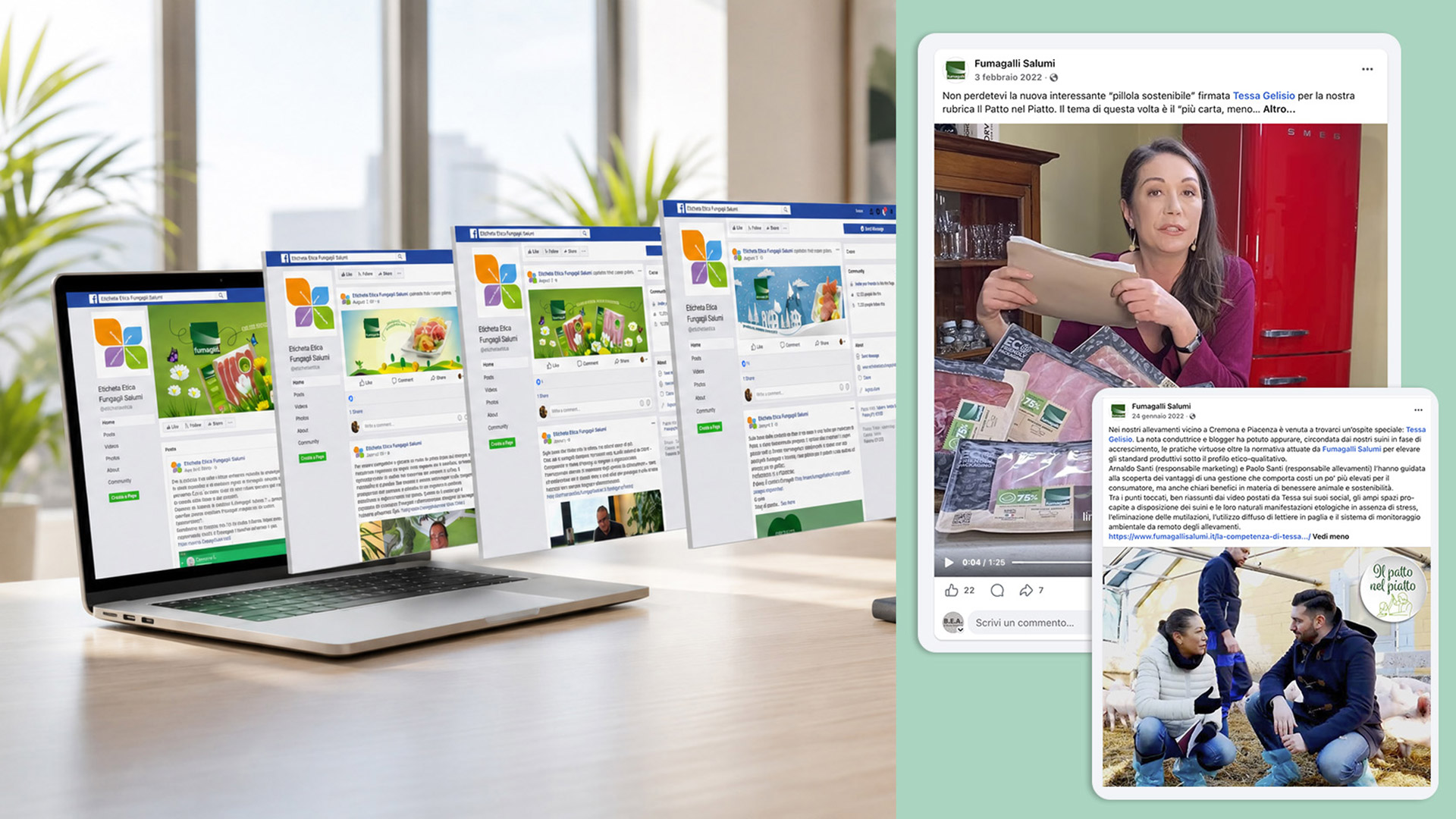 For over 10 years, Fumagalli Salumi chose ATC’s creativity for its digital communication: social editorial plans for Instagram, Facebook and LinkedIn, the website restyling, collaborations with food bloggers and influencers such as Tessa Gelisio, as well as the creation of the brand manifesto and the payoff “L’etica della buona tavola”.
