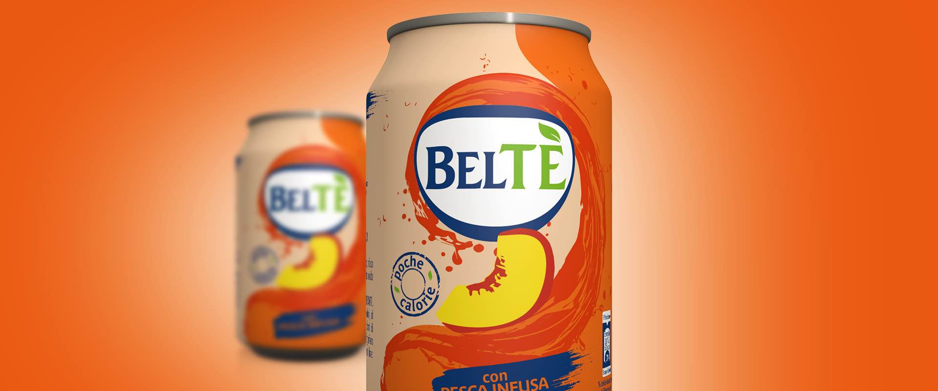 Beltè with peach packaging