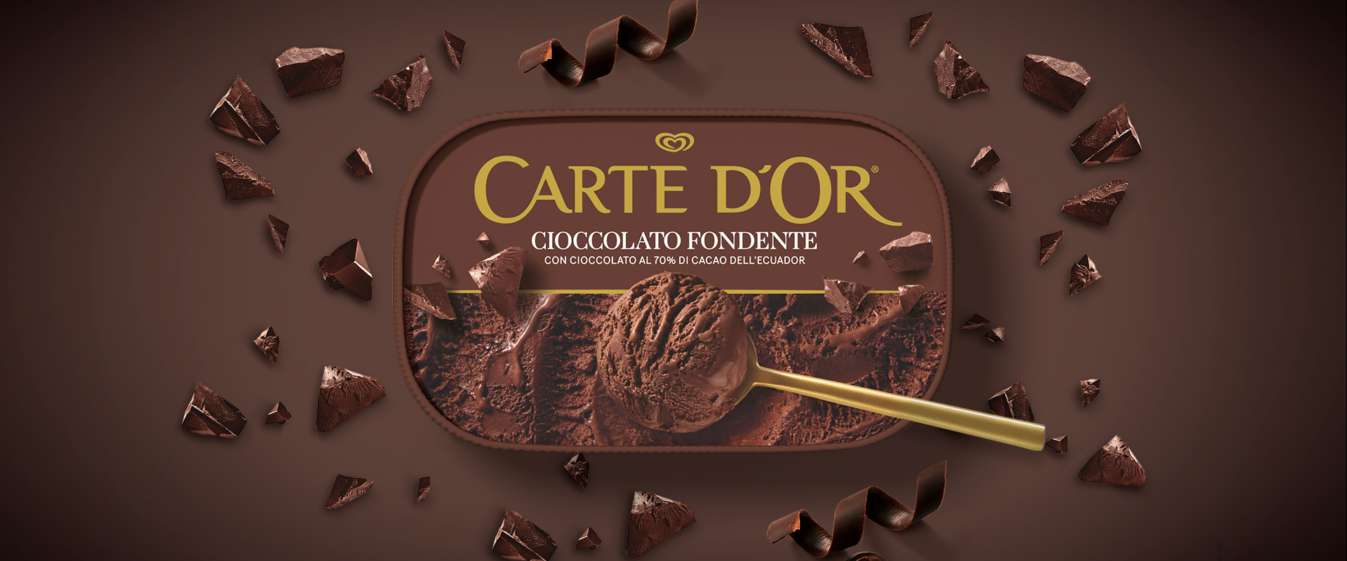 The new design of Carte d'Or Classici brings all the indulgence of the product into the tub, across its different variants.