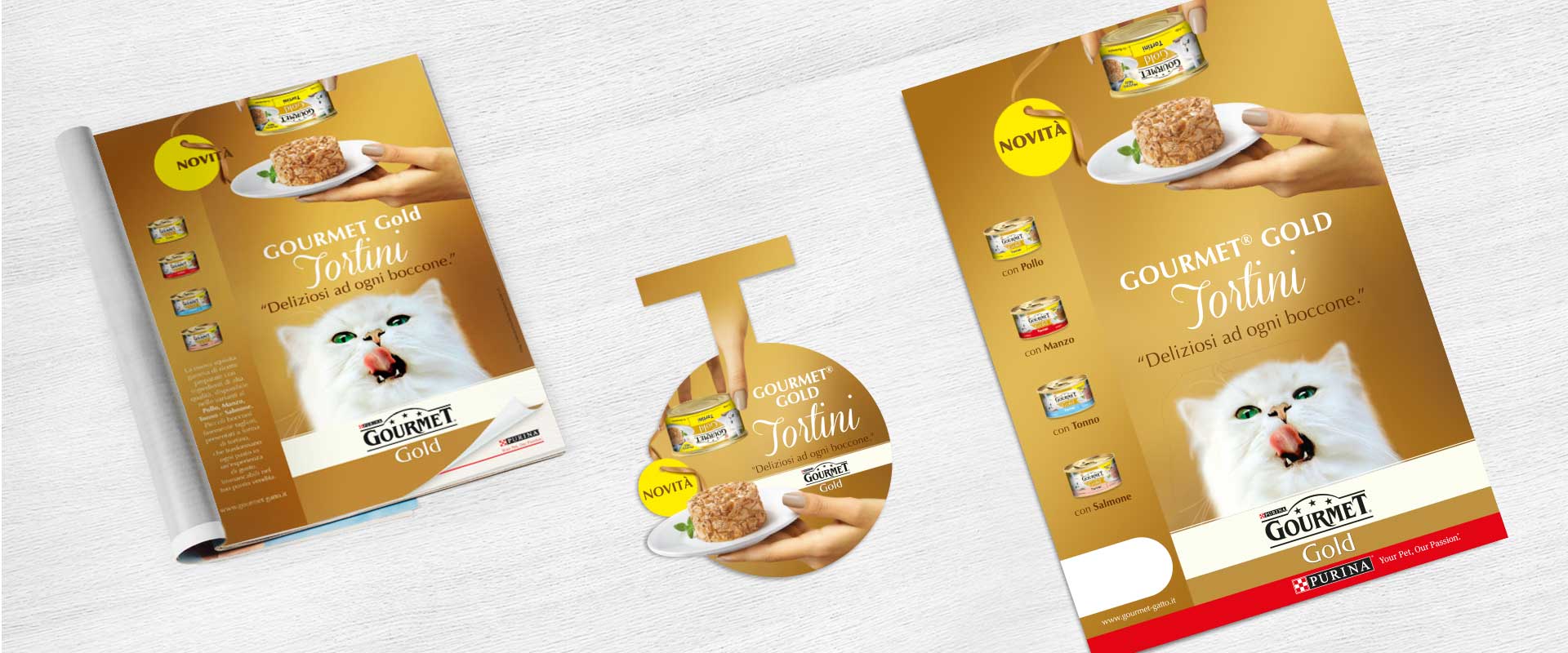 Gourmet Gold Tortini Italian launch