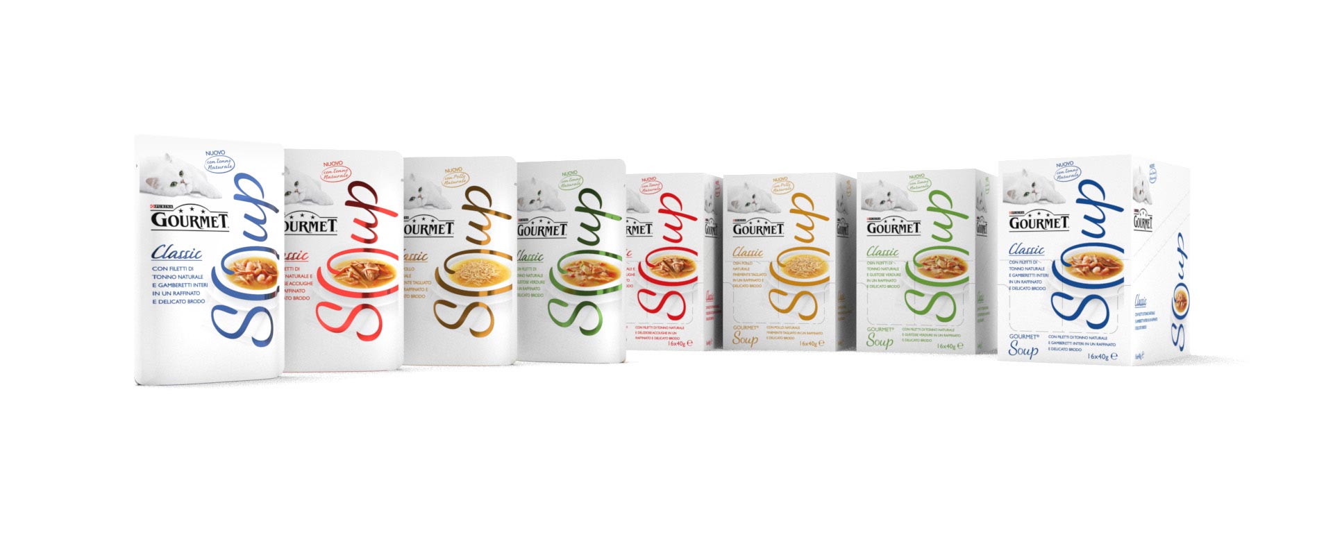 graphic design launch packaging gourmet soup