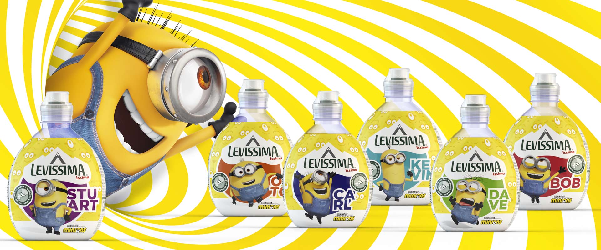 ATC created the Minions special edition of Levissima Issima