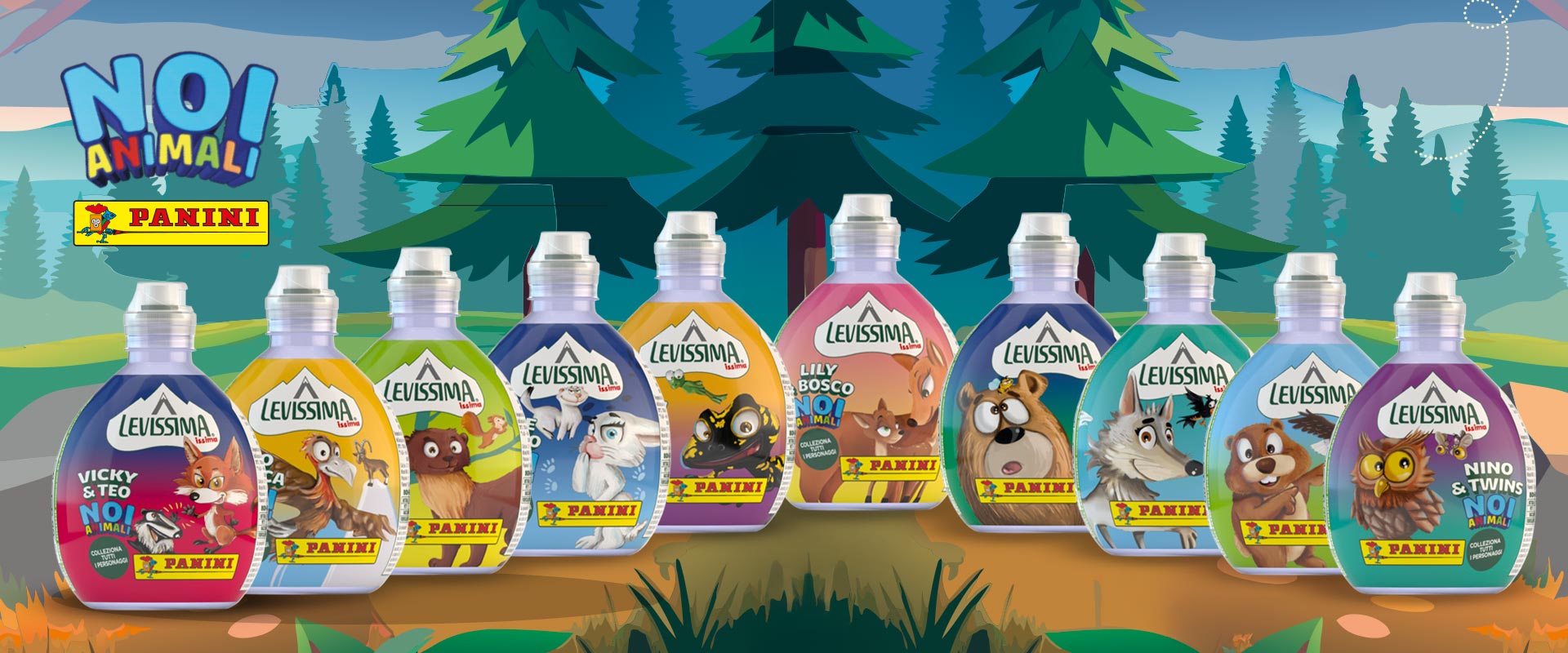 The Issima Noi Animali della Montagna collection designed by ATC, in partnership with Panini