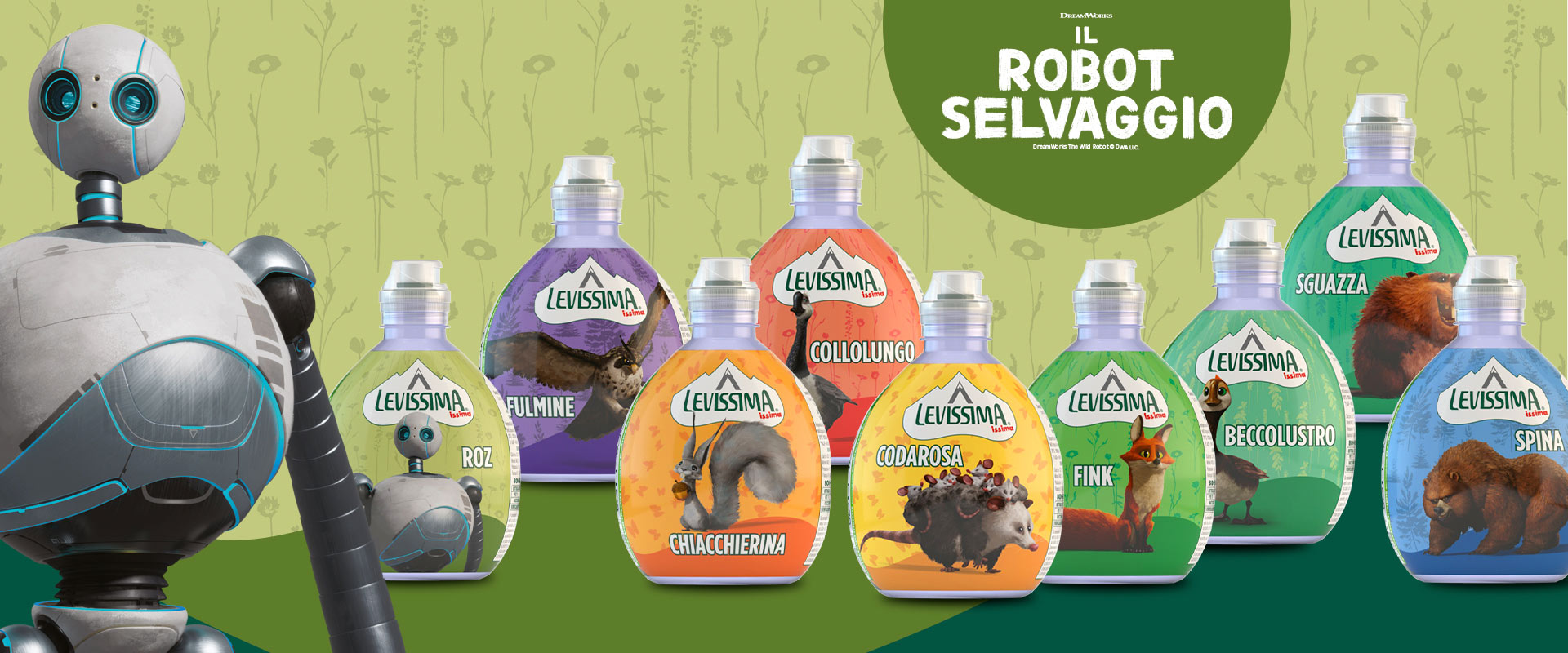 The Issima The Wild Robot licensing project with sleeves created by ATC