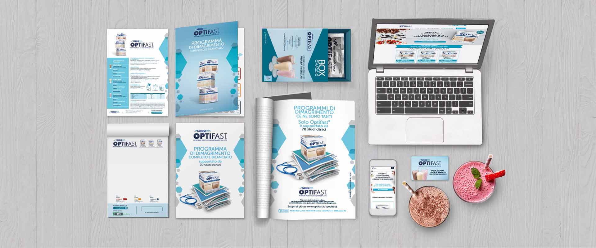 Optifast range online and offline launch project