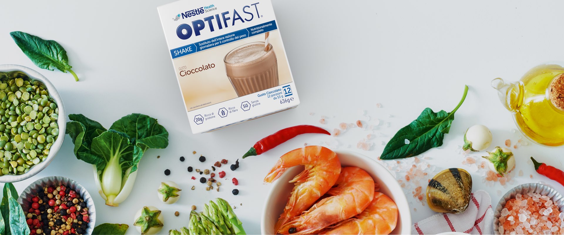 Optifast chocolate flavour weight-loss meal replacement 