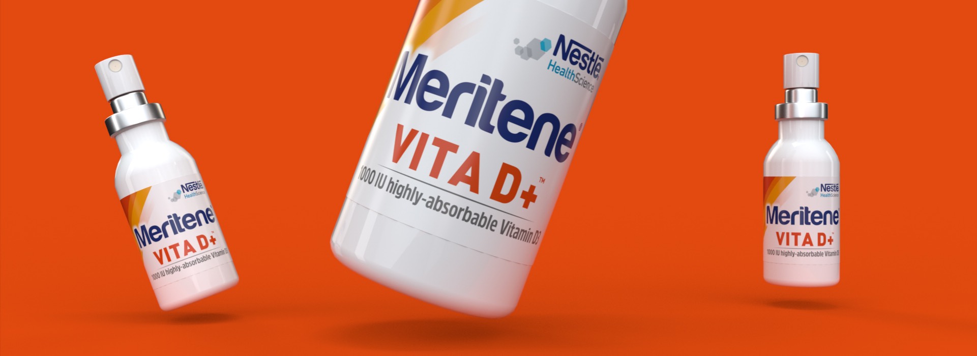 Vita D+  packaging design new spary format