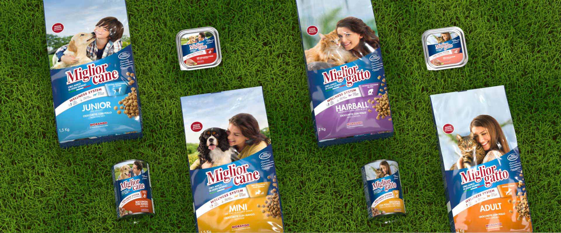 New packaging by ATC for MigliorCane and MigliorGatto