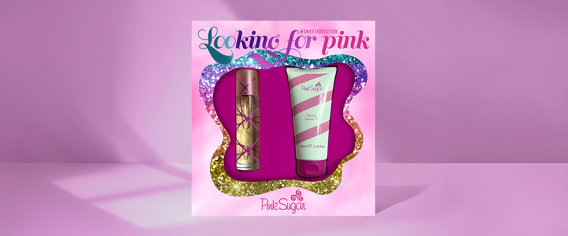 The graphic design ATC created for the 2023 edition of the Pink Sugar box