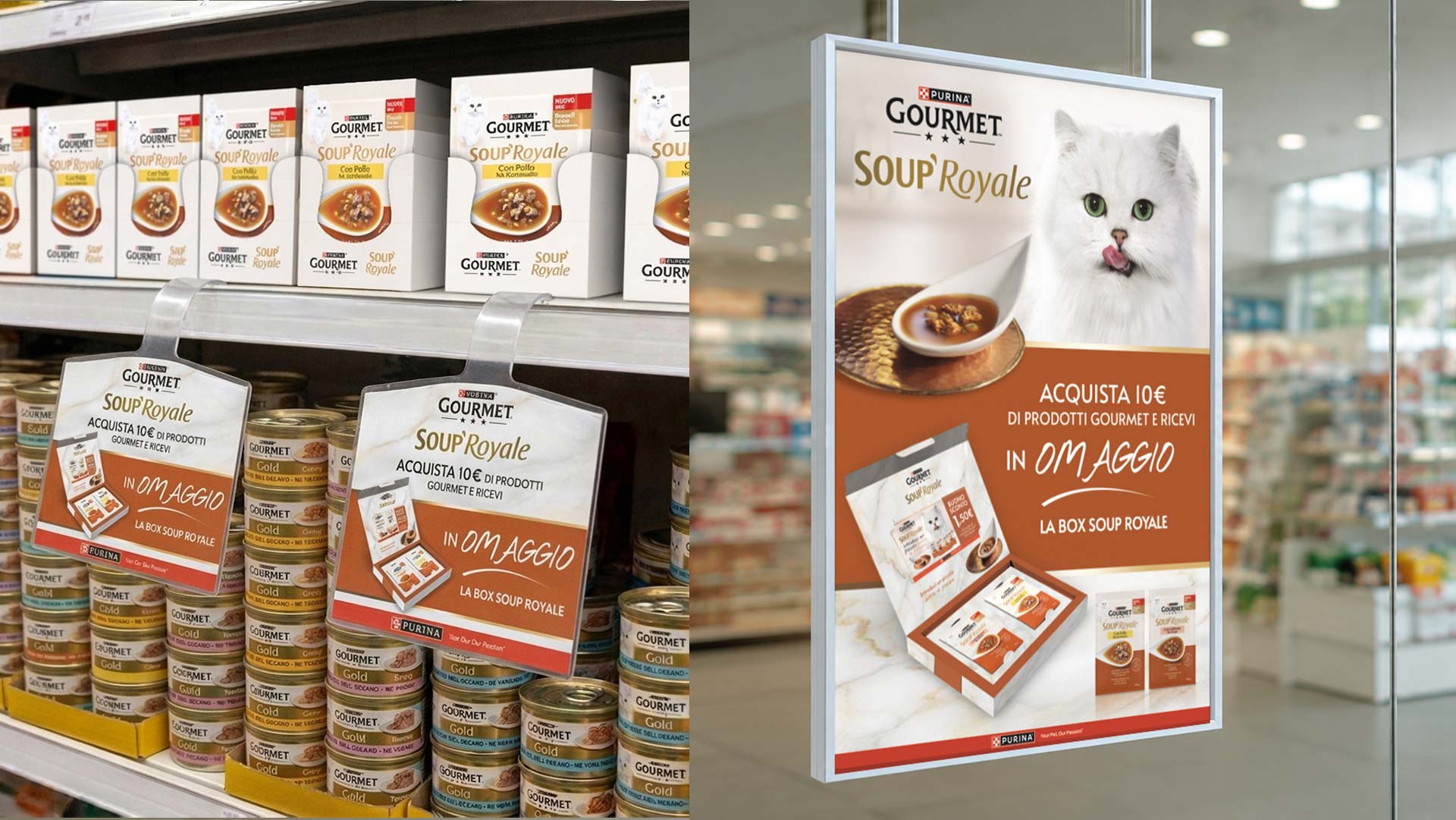 The communication materials developed for the shopper activation, with ATC – All Things Communicate creative direction