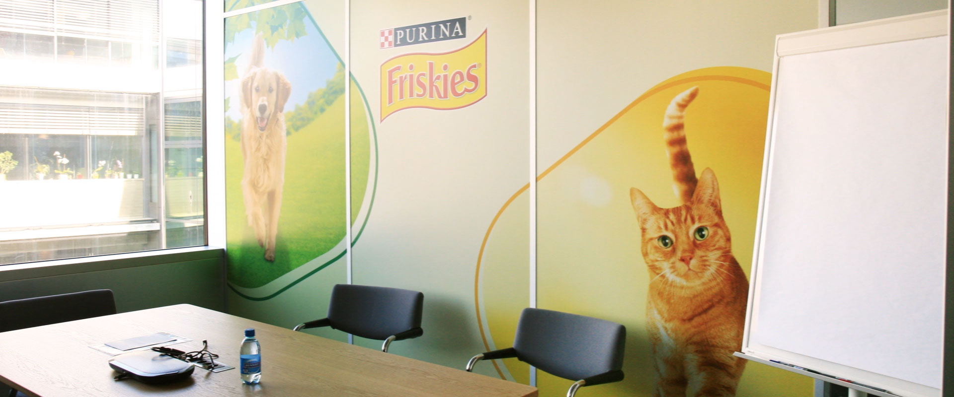 Meeting rooms of new Purina offices in Vevey