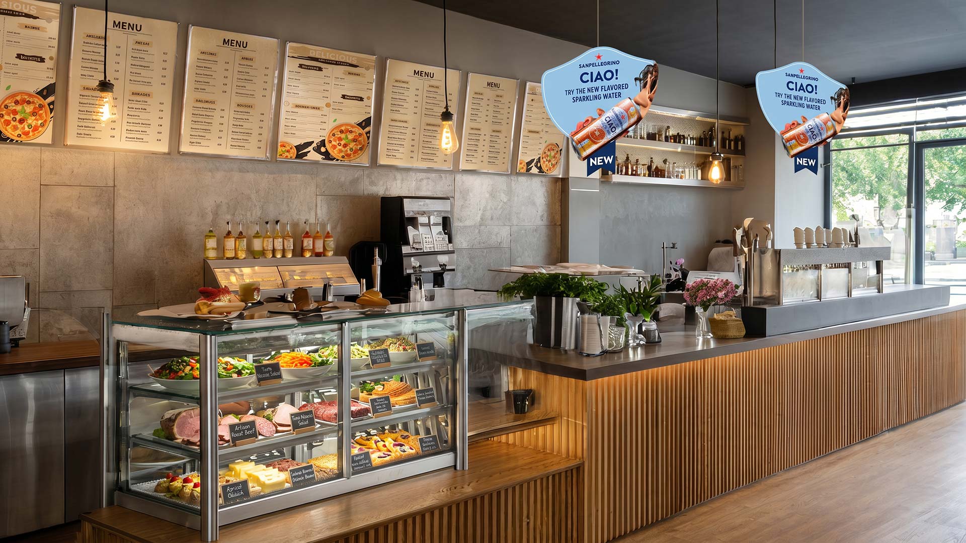 OOH channel assets developed for Sanpellegrino CIAO! by ATC – All Things Communicate