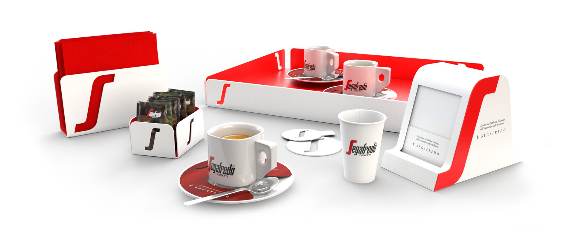 segafredo accessories bar channel design positioning