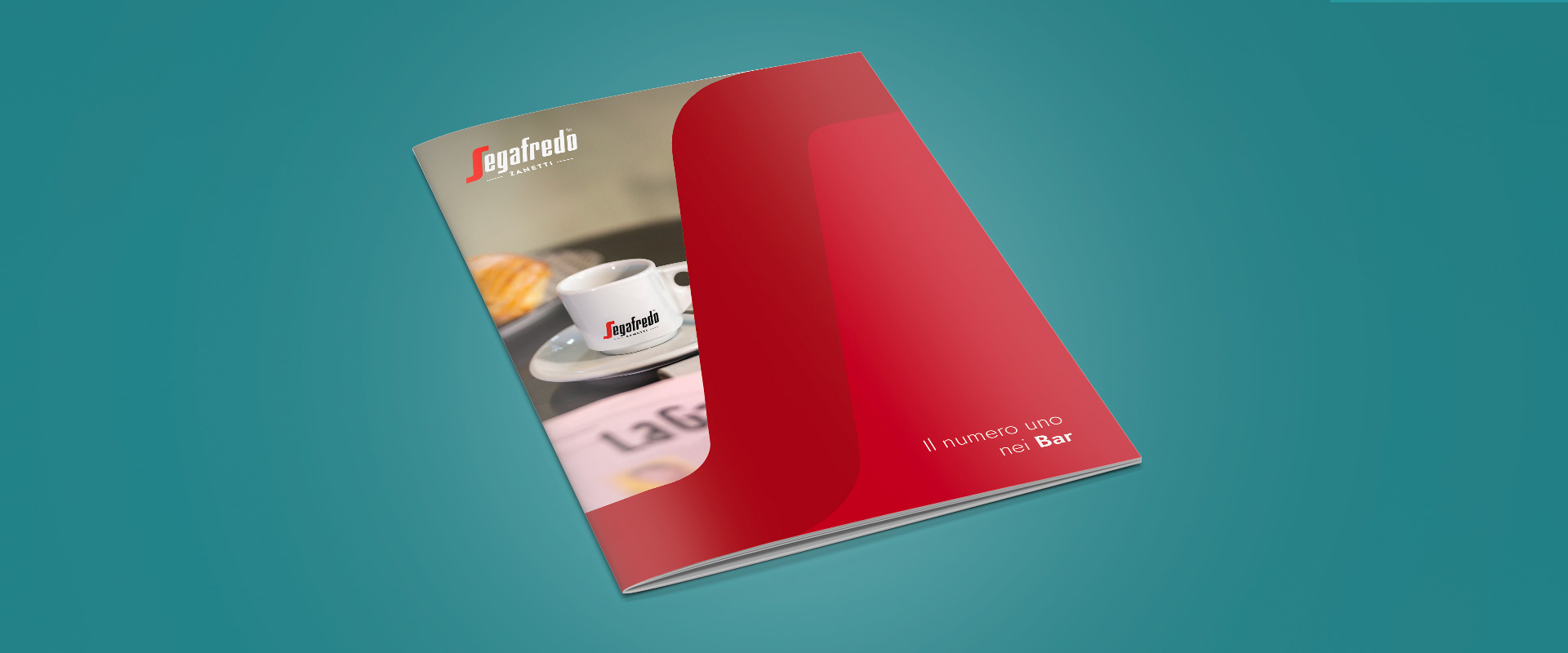 The Segafredo B2B paper toolkit created by ATC for the Ho.Re.Ca. channel includes a brochure and catalogs for the different sales channels