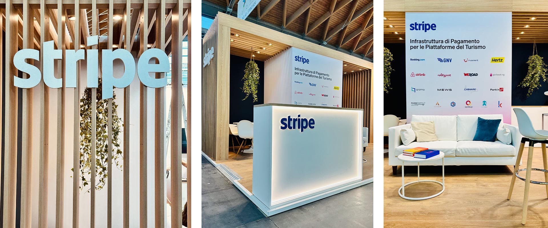 Photos of the ATC-designed booth for the 2025 TTG Travel Experience