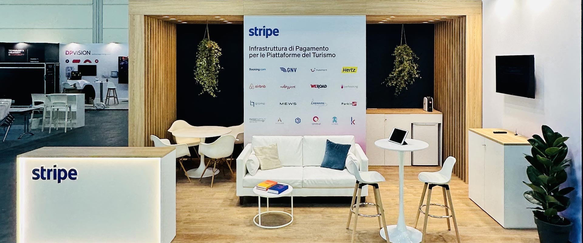 Photos of the ATC-designed booth for the 2025 TTG Travel Experience