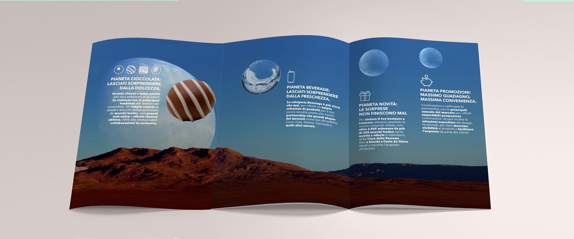 Planet Terzia, communication concept for the brand