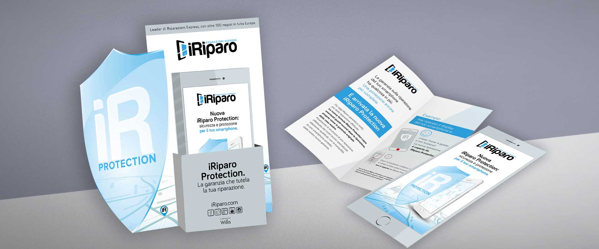 iRiparo in-store materials