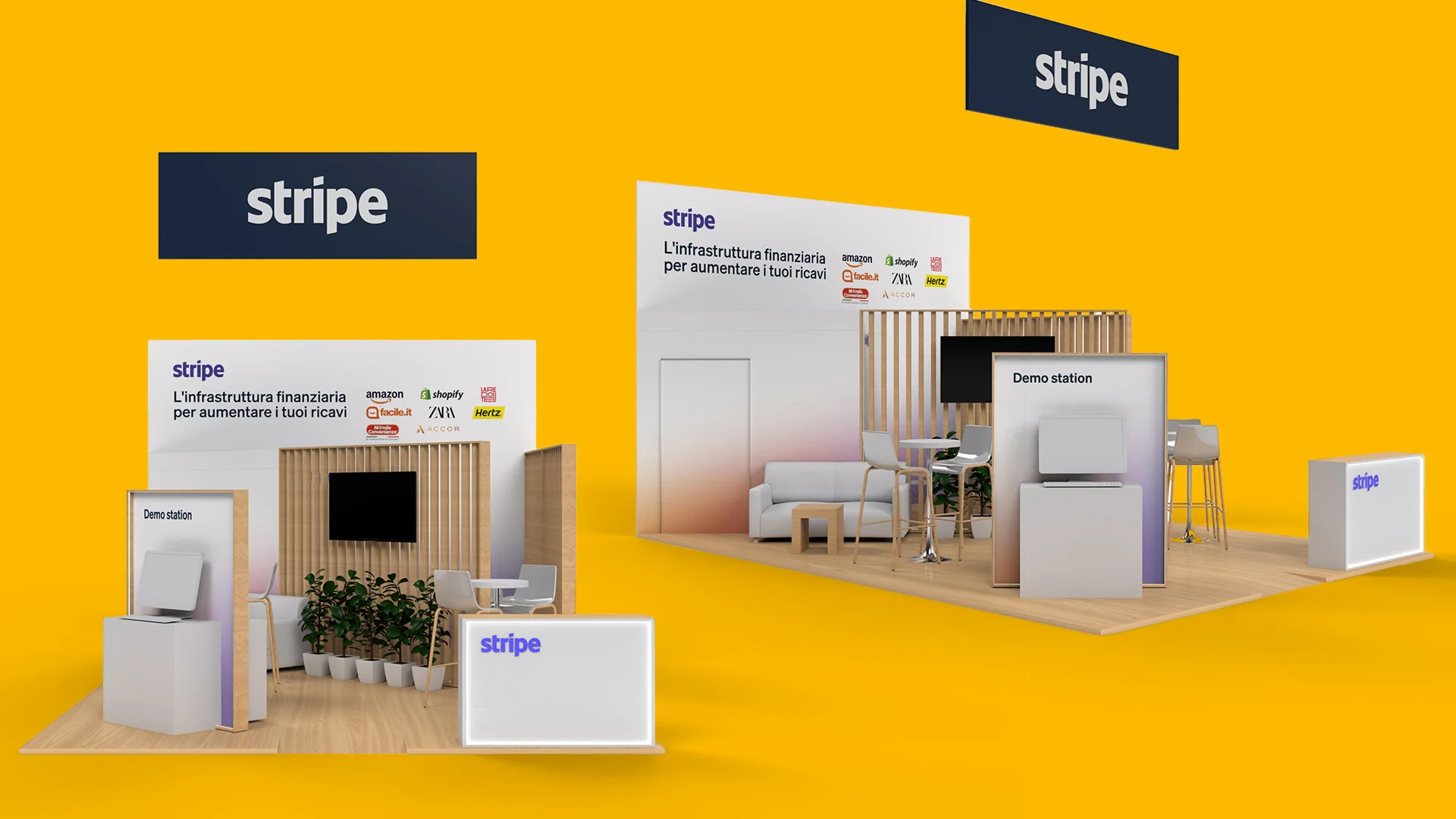 Lo stand Stripe a Netcomm Forum 2025