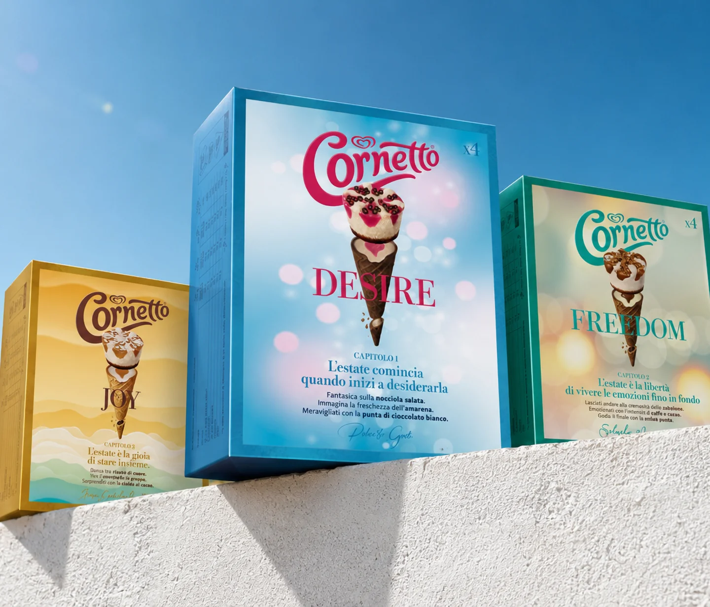 La limited edition Cornetto Summer Emotions, realizzata da ATC e Reverse
