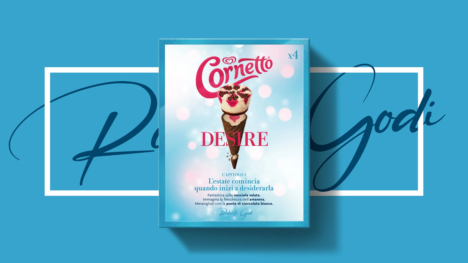Il pack di Cornetto Algida Summer Emotions Desire