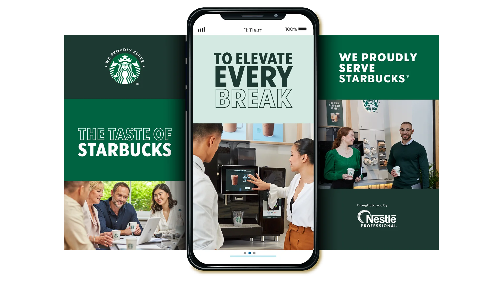 I contenuti social realizzati da ATC per la campagna digital We Proudly Serve Starbucks