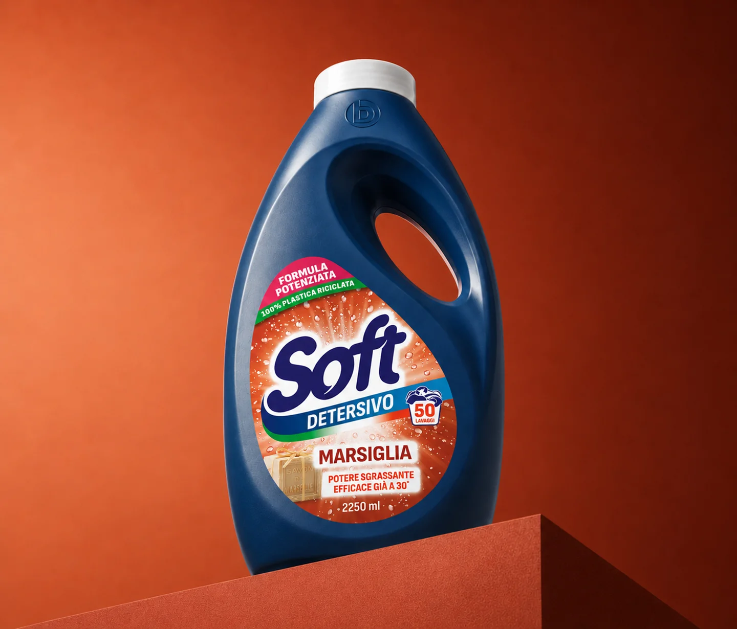 Il restyling del pack dei detersivi Soft, con il design di ATC