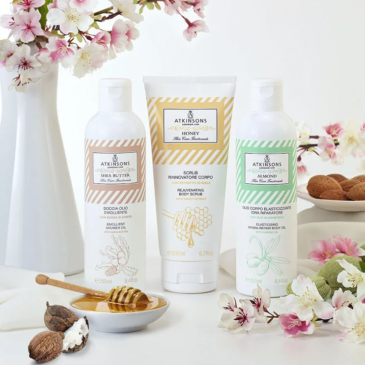 La linea personal care di Atkinsons