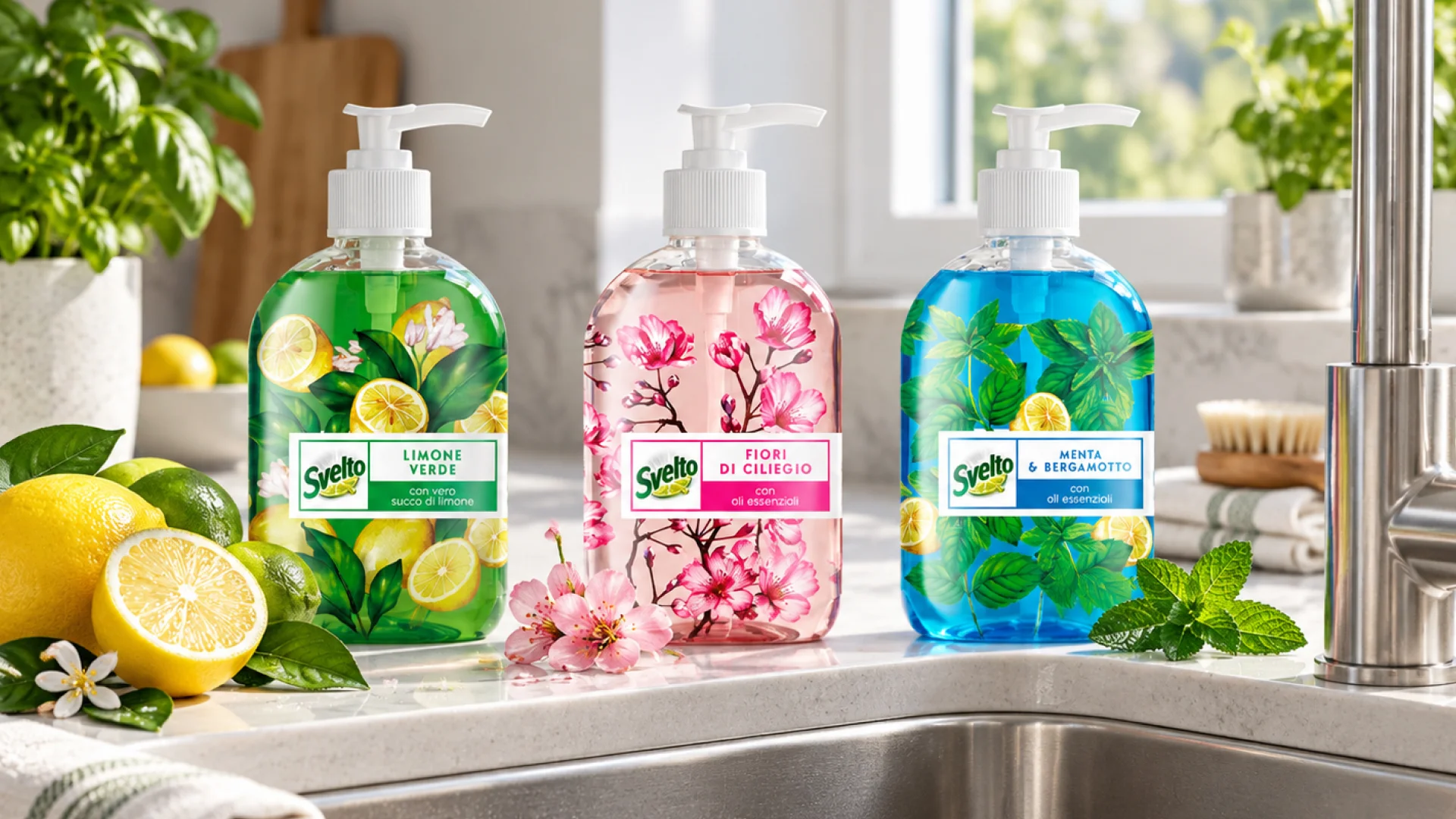 La linea Svelto con il packaging design ideato da Reverse e ATC