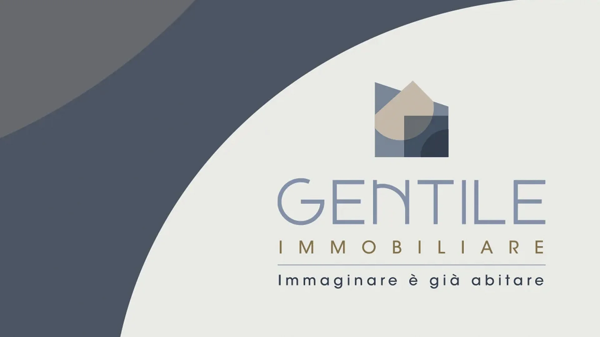 La visual identity sviluppata da ATC per l'azienda real estate Gentile Immobiliare