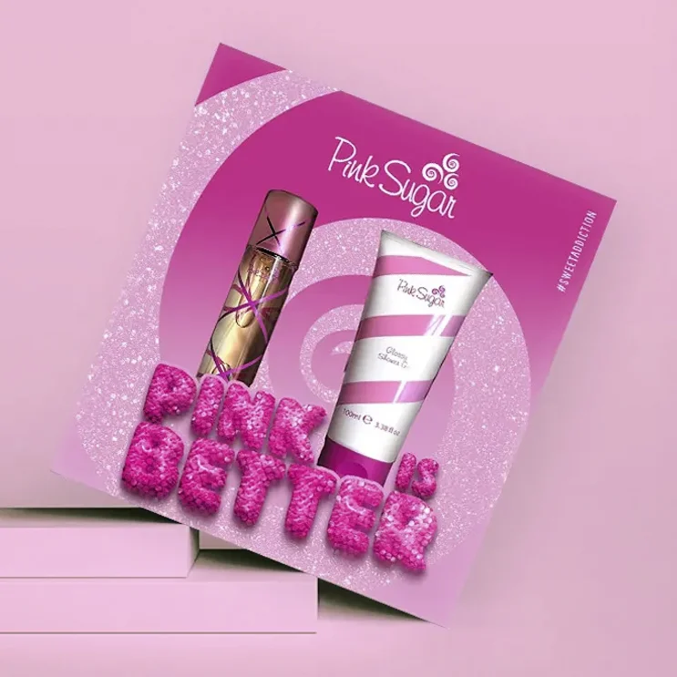 Il packaging beauty realizzato per Selectiva Pink Sugar