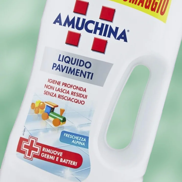 Il packaging home care realizzato per Amuchina