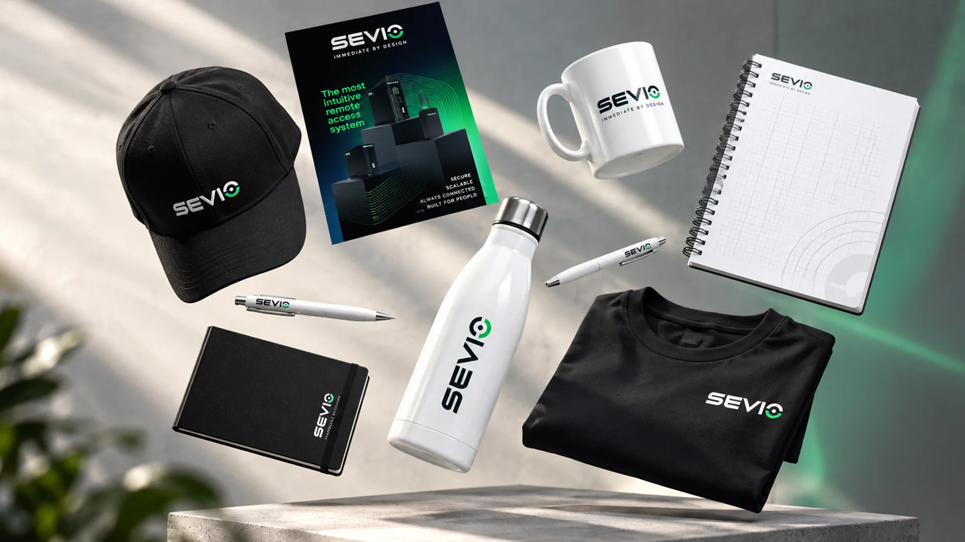 La brand identity e i materiali di comunicazione B2B per Sevio