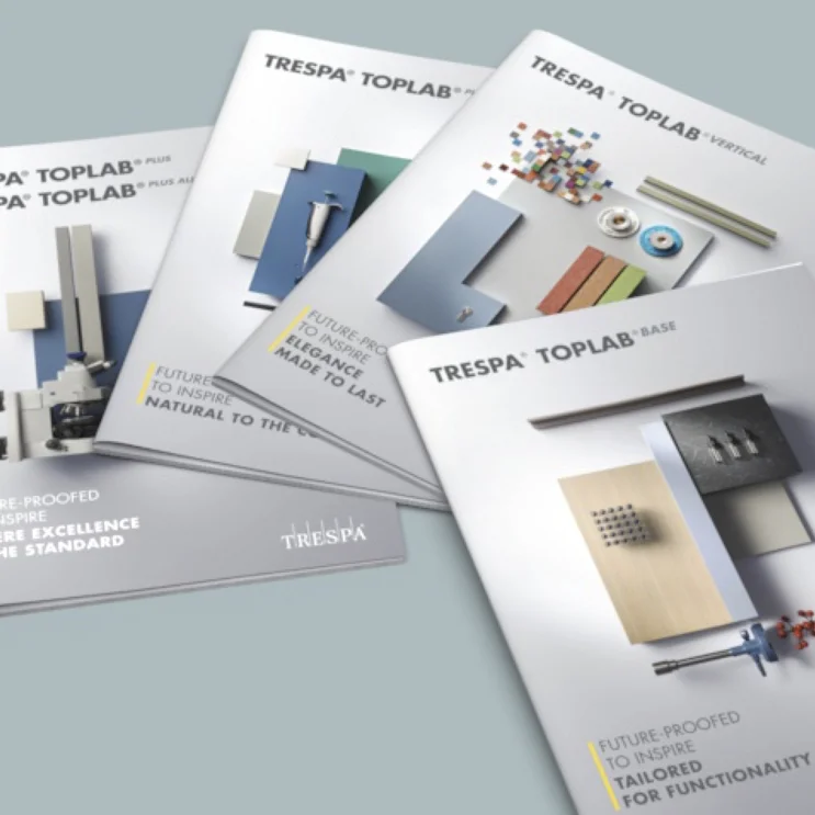 Le brochure B2B realizzate per le gamme di prodotti Trespa da ATC