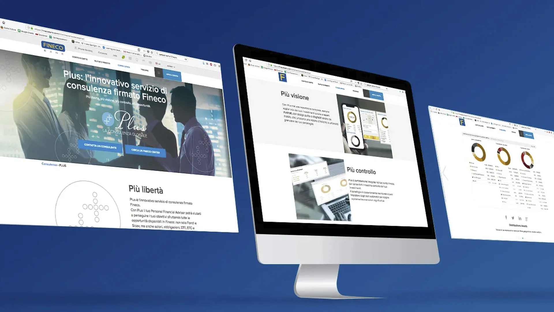 Gli asset di comunicazione finance digital realizzati da ATC per Fineco