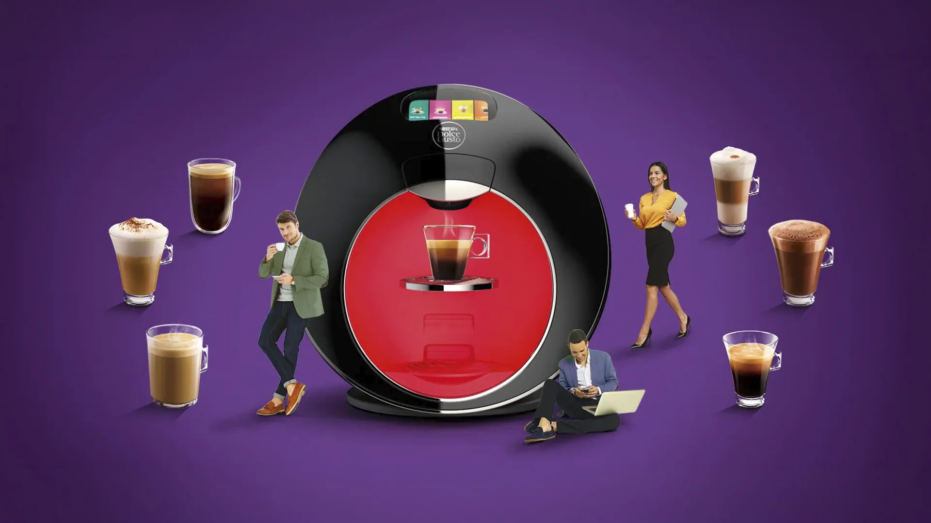 La macchina da caffè Nescafé Dolce Gusto