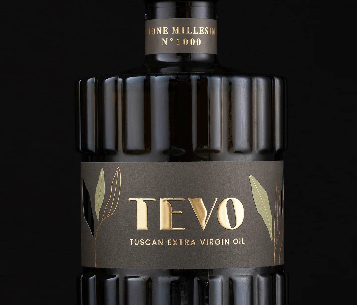 Front of pack of the Tevo olive oil packaging
