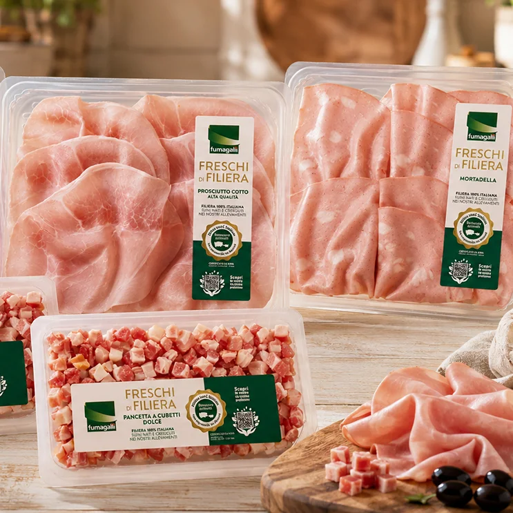 Il packaging food per le linee di salumi Fumagalli sviluppato da ATC
