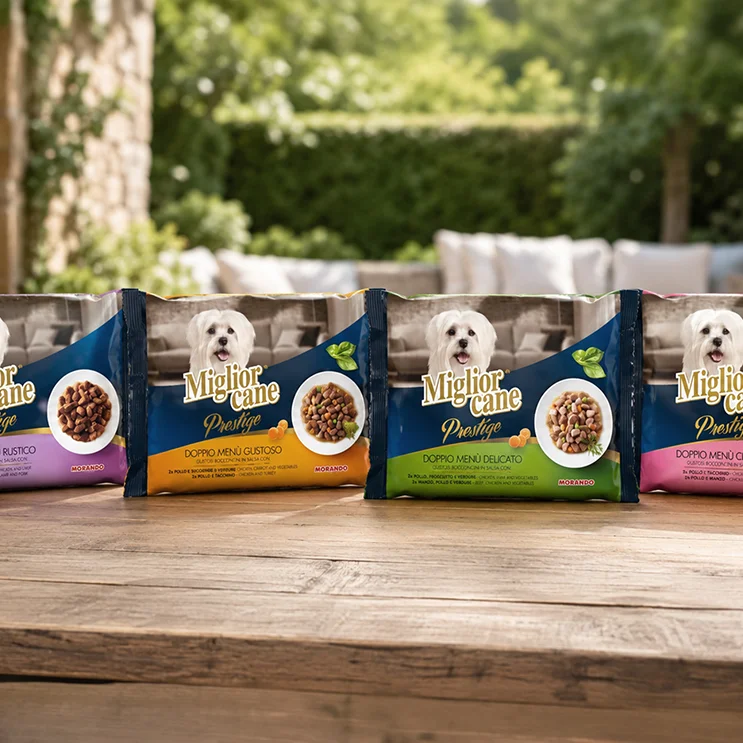 I packaging della gamma di petfood Prestige