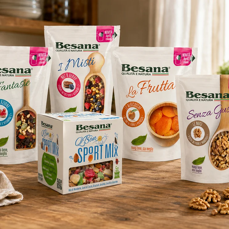 Il packaging food per Besana